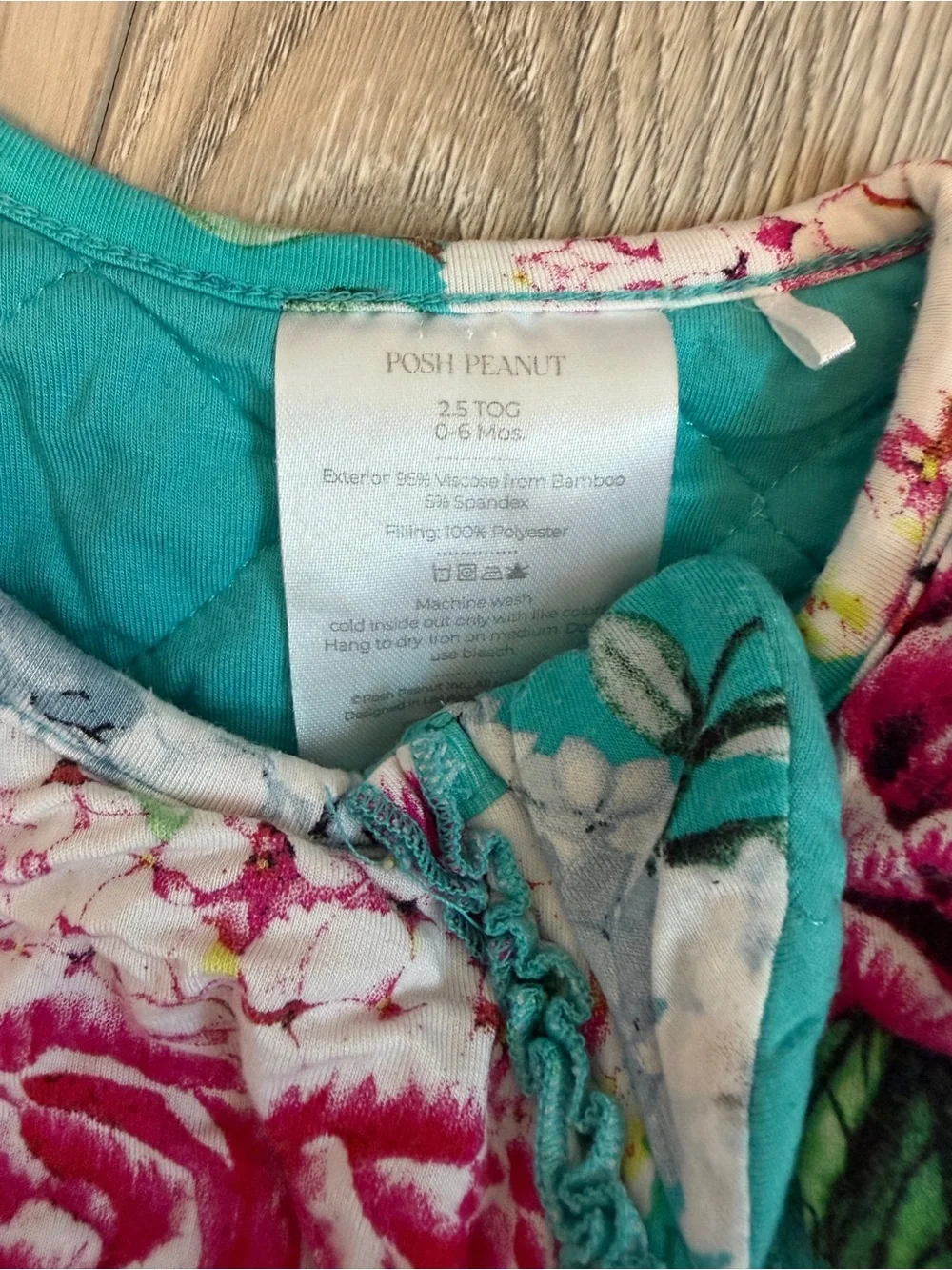 Posh Peanut-  Floral sleep sack
